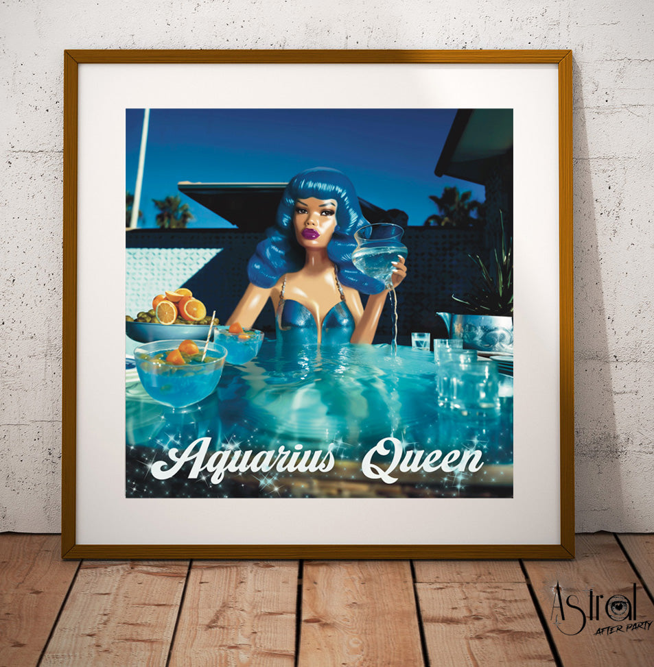 Glicee Fine Art Print - Aquarius Queen